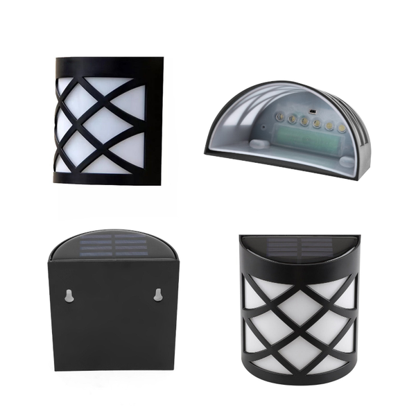 Landscape & Walkway Lights Solar Powered Outdoor Wall Light Fence Decorative Lamp Garden Step