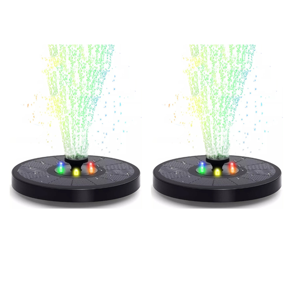 Solar Fountain Pump With Color Led Light Round Floating Design Eco Friendly Ponds & Fountain Pumps