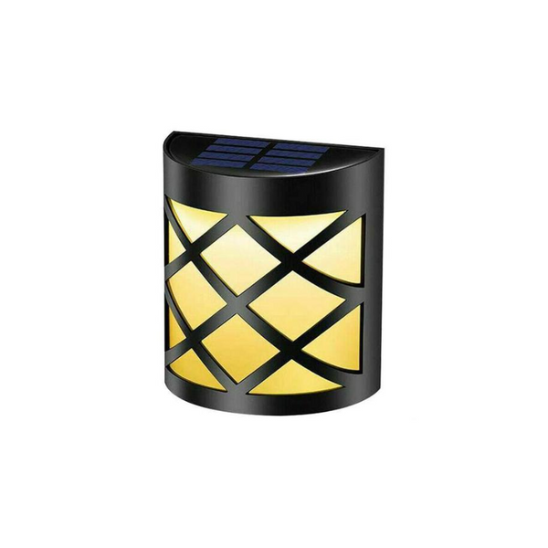 Hod Health & Home Solar Powered Outdoor Wall Light Fence Decorative Lamp Garden Step Placeholder