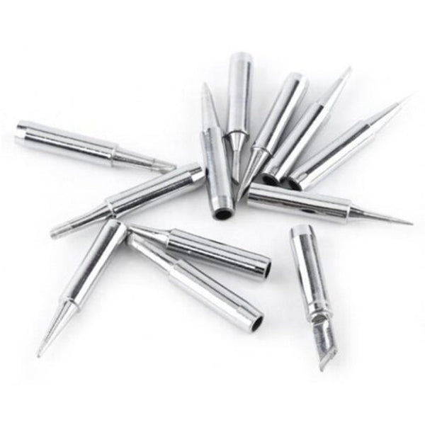 Soldering Iron Tip Set 12Pcs Silver Soldering Tips