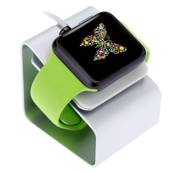 Apple Watch Charger Aliminum Alloy Station Dock Iwatch Series 3 4 5 6 7 Wireless Charging Mount Chargers & Docking Stations