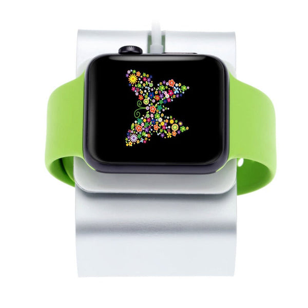 Apple Watch Charger Aliminum Alloy Station Dock Iwatch Series 3 4 5 6 7 Wireless Charging Mount Chargers & Docking Stations