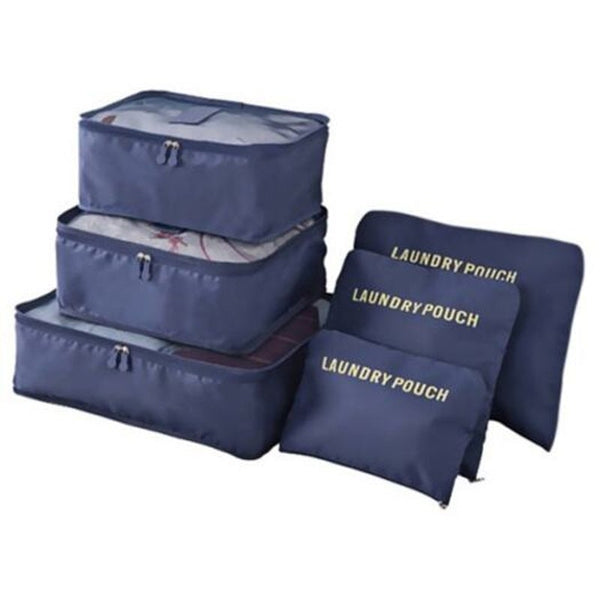 Solid Color Storage Bag For Cloth Packing 6Pcs Cadetblue Storage Bags