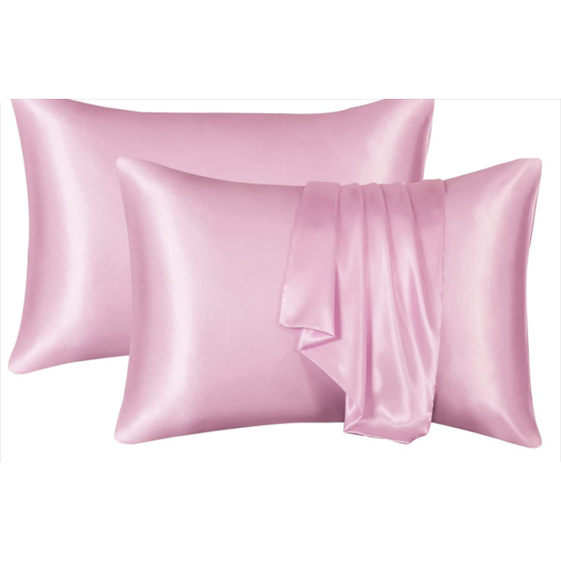 Solid Colour Satin Silk Pillowcase Envelope Features Specifications Pillow Cases