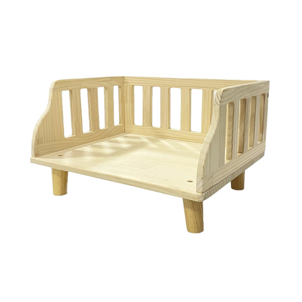 Ehc Solid Wood Pet Cat Dog Bed With Pet Beds