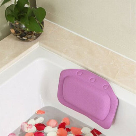 Spa Bath Pillow Home Bathtub Pvc Neck Cushion Purple Bath Pillows