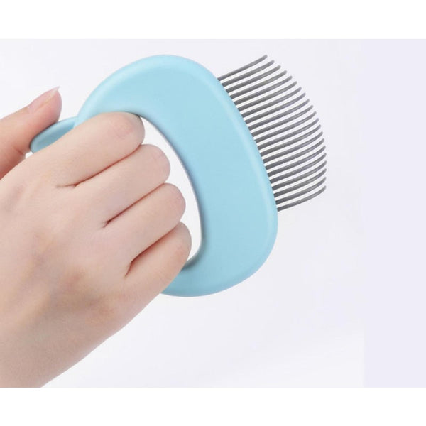 Special Comb For Pet Cat Shell To Remove Floating Hair Pink Dog Grooming