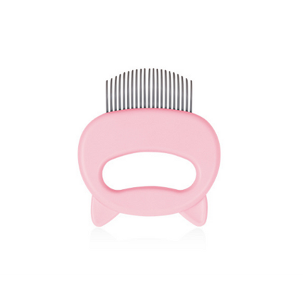 Special Comb For Pet Cat Shell To Remove Floating Hair Pink Dog Grooming