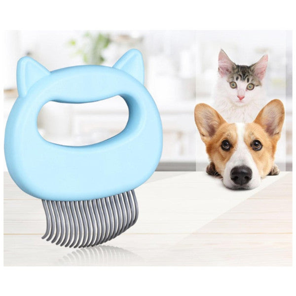 Special Comb For Pet Cat Shell To Remove Floating Hair Pink Dog Grooming