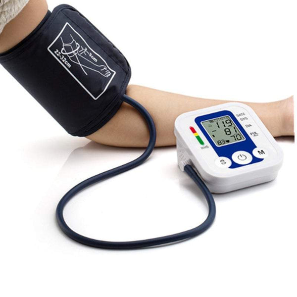 Large Lcd Display Blood Pressure Monitors With Adjustable Cuff For Home Use