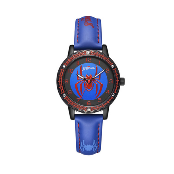 Veile Studios Creative Spiderman Watch Cartoon Character Quartz Luminous Pointer For Children Children's Watches