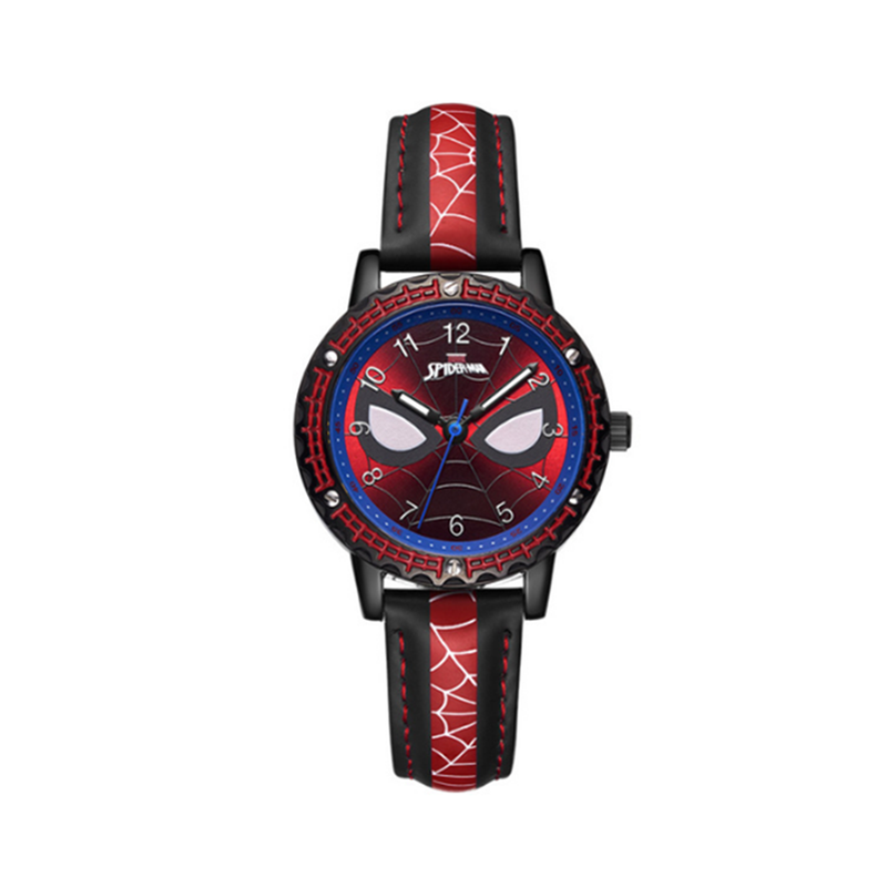 Veile Studios Creative Spiderman Watch Cartoon Character Quartz Luminous Pointer For Children Children's Watches