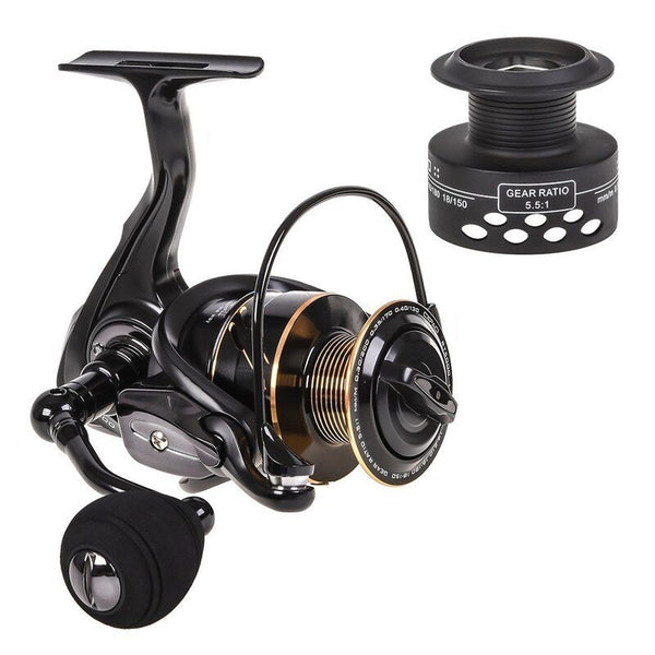 Spinning Fishing Reel 13Bb Bearing Balls Metal Boat Rock Wheel With Extra Spool 5 Reels