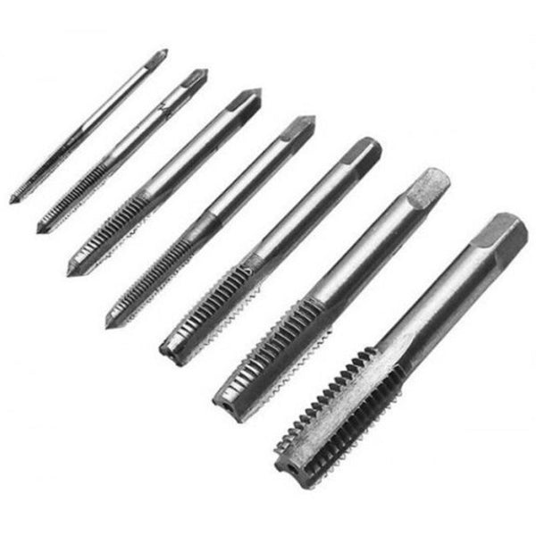 Spiral Point Straight Flute Square Shank Screw Thread Taps Silver