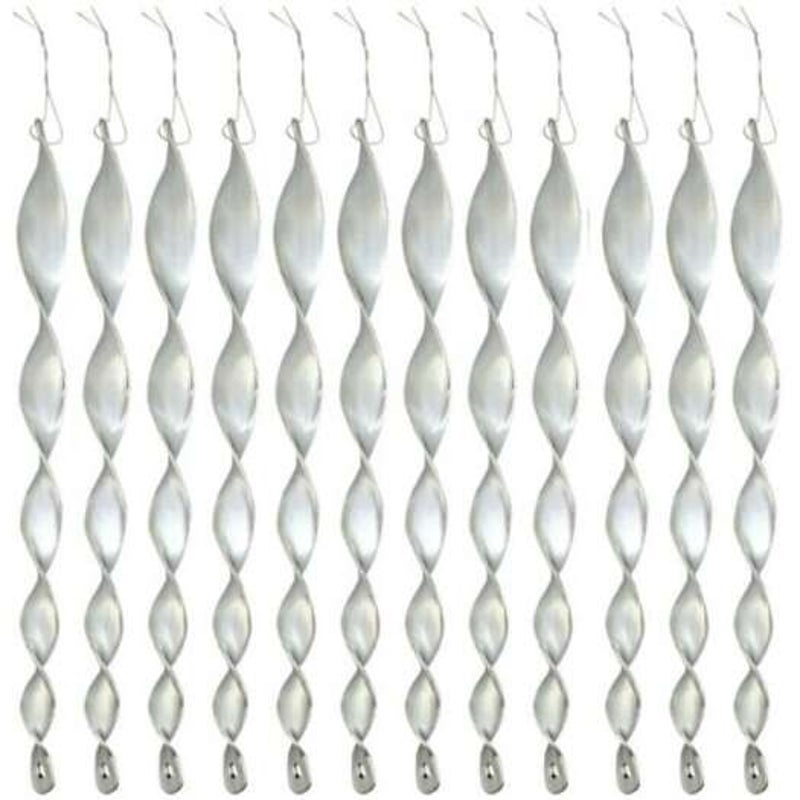 Spiral Reflective Guard Windproof Twist Wire Safe Bird Repellent Tool 12Pcs Silver Other Weed & Pest Control