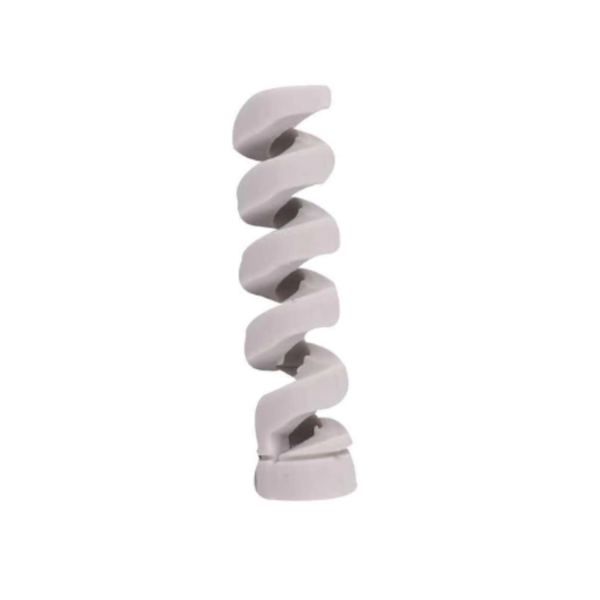 Spiral Cable Protector Silicone Bobbin Winder Wire Cord Organizer Cover Cables & Adapters