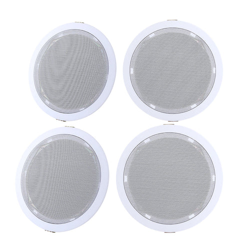 Giantz 6 Inch Ceiling Speakers Wall Home Audio Stereos Tweeter 4Pcs
