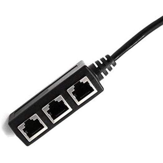 Networking Cables Adapters Splitter Ethernet Rj45 1 Male To 3 Female Port Lan Plug Gift Practical Splitters Couplers & Adapters