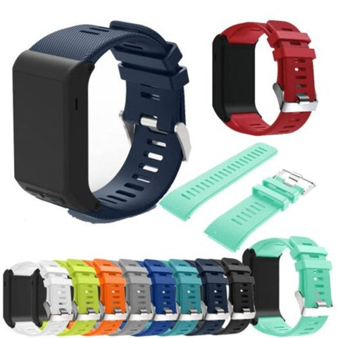 Sport Silicone Watch Band Wrist Strap For Garmin Vivoactive Hr Midnight Blue Watch Bands
