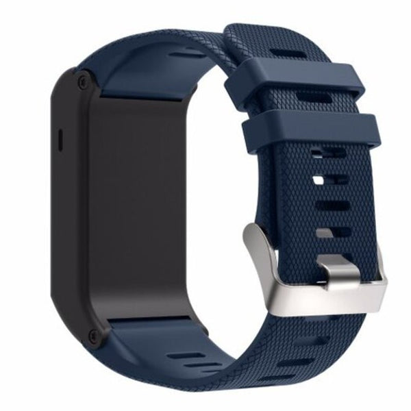 Sport Silicone Watch Band Wrist Strap For Garmin Vivoactive Hr Midnight Blue Watch Bands