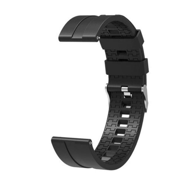 Sport Silicone Watch Band Wrist Strap For Huawei Gt / 2 Pro Magic Black Watch Bands