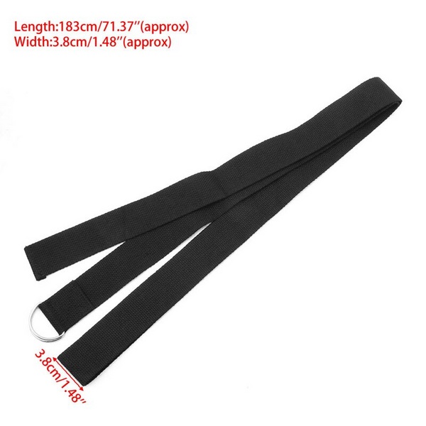 Sport Yoga Stretch Strap D Ring Belt Gym Waist Leg Fitness 180Cm Yoga Straps