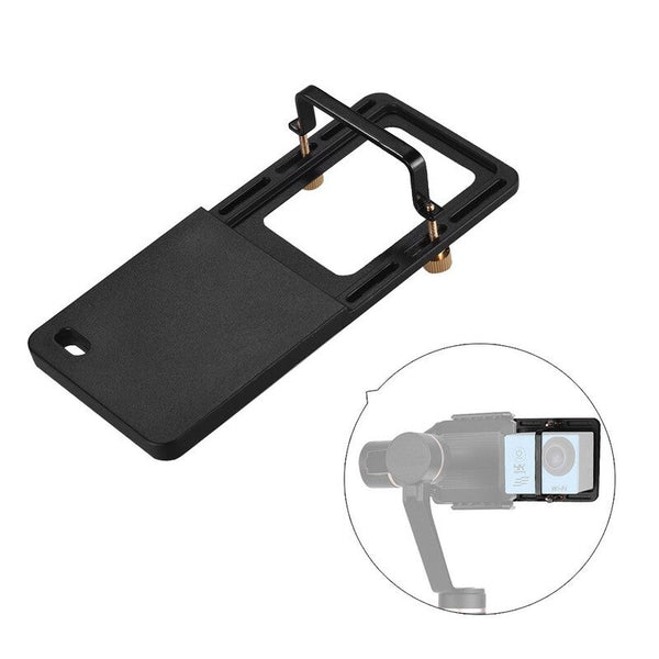 Sports Action Camera Adapter Mount Plate Handheld Gimble Stabilizer Clamp