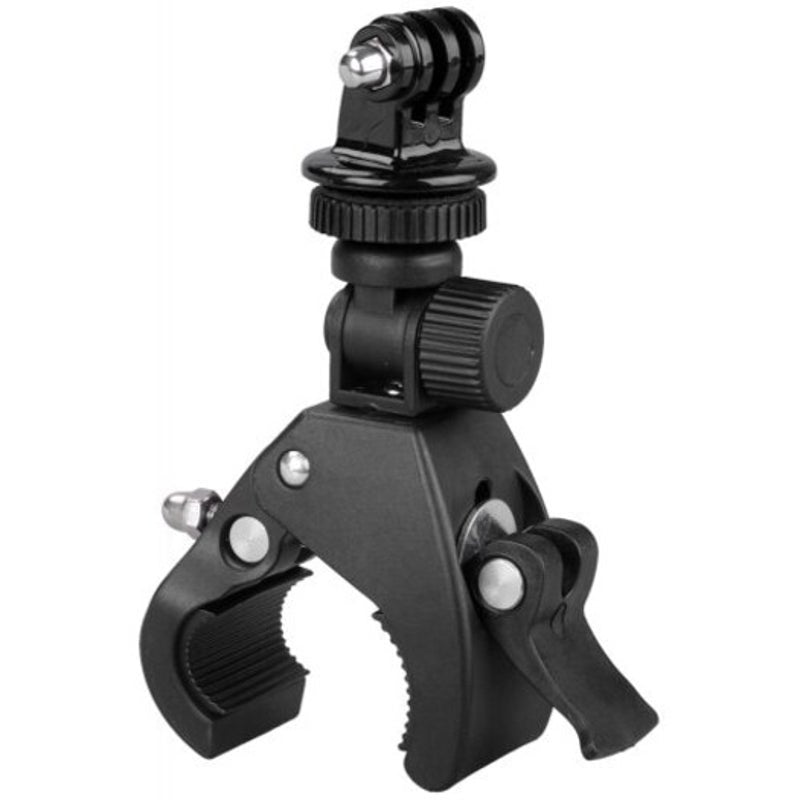 Sports Camera Bicycle Clip Clamp For Gopro7 / Xiaomi 4K Sj4000 Sj5000 Sj6000 Black Regular Bike Camera Holders Mounts