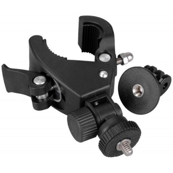 Sports Camera Bicycle Clip Clamp For Gopro7 / Xiaomi 4K Sj4000 Sj5000 Sj6000 Black Regular Bike Camera Holders Mounts