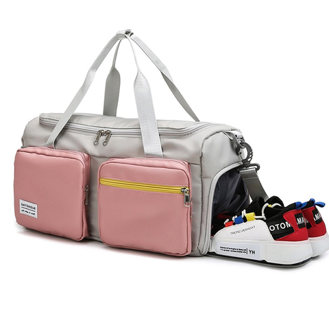 Sports Fitness Gym Bag Shoes Compartment Duffle Bags