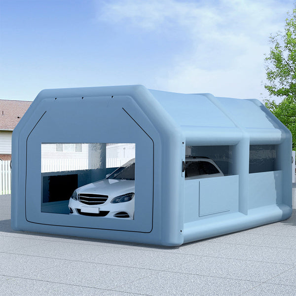 Giantz Inflatable Spray Booth 6X4m Car Paint Tent Filter System Blower Other Shop Equipment