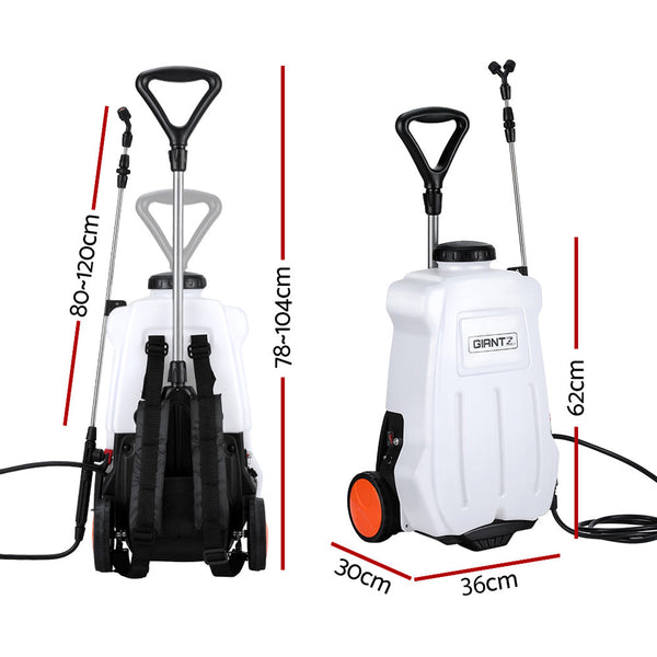Giantz Weed Sprayer Electric 20L Backpack Trolley Weed Sprayers