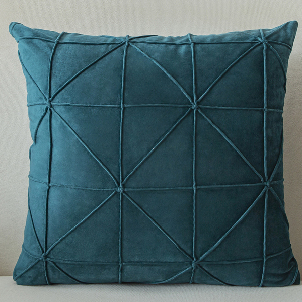 Square Soft Velvet Decorative Throw Pillow Cushion Cover Home Cushions & Decorative Pillows