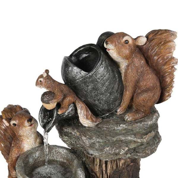Duck Squirrel Model Statue Ornamental Multi Color Cascading Freestanding Decor Sculptures & Figurines