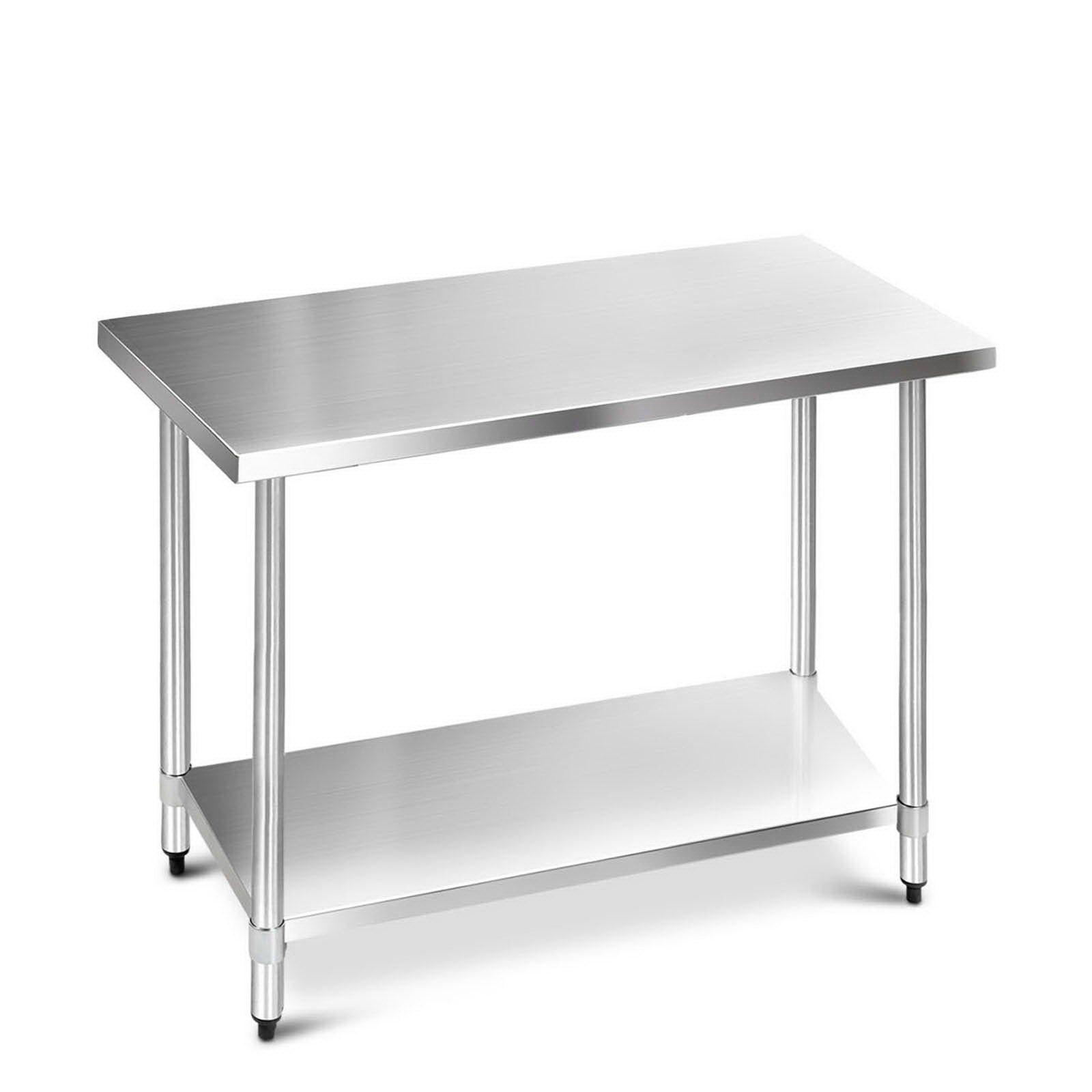 Cefito 1219 X 610Mm Commercial Stainless Steel Kitchen Bench Kitchen Benchtops