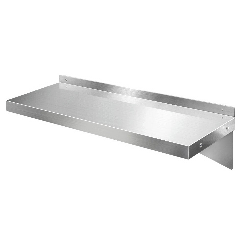 Cefito 900Mm Stainless Steel Wall Shelf Kitchen Shelves Rack Mounted Display Shelving Wall Shelves