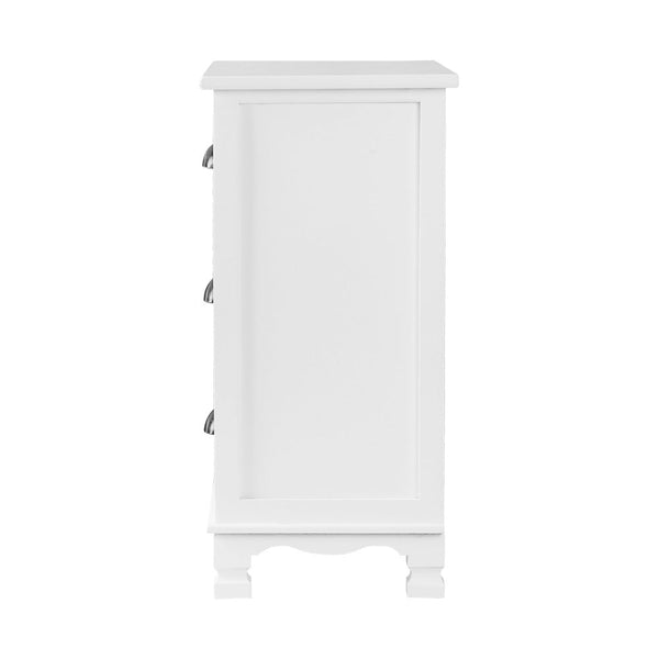 Artiss Bedside Table Chest Storage Cabinet Nightstand White Bedside Tables