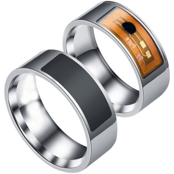 Veile Studios Stainless Steel Access Control Nfc Smart Ring Black Us 11 Rings