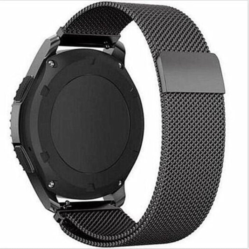 Stainless Steel Bracelet Strap Milanese Magnetic Watch Band For Samsung Gear S3 Black Watch Bands