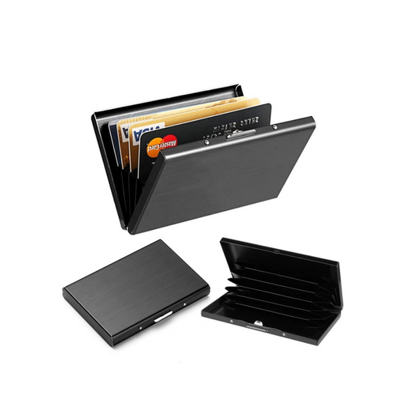Stainless Steel Card Case Unisex Credit Package Business Holder