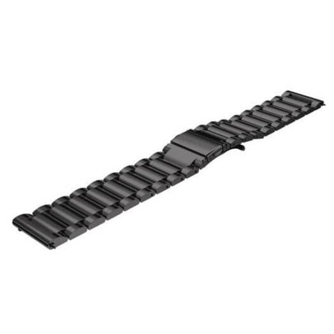Stainless Steel Clasp Wrist Watch Band For Samsung Gear S3 Classic Frontier 22Mm Black