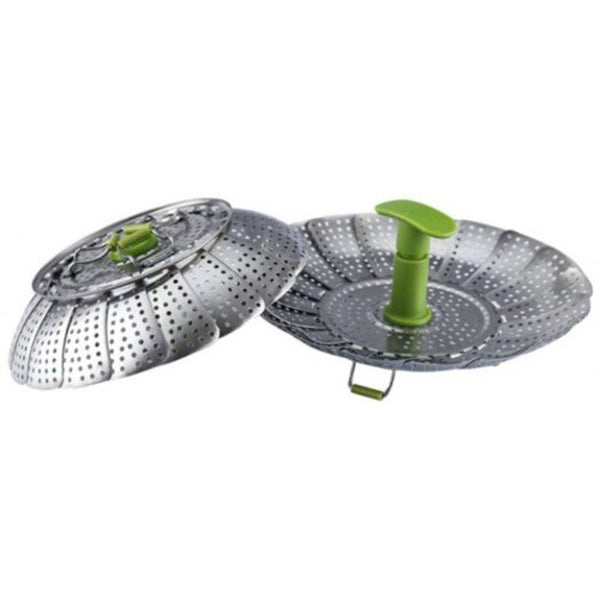 Stainless Steel Creative Stretchable Food Steamer Silver Slow Cookers