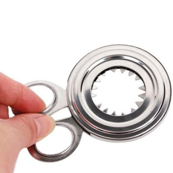 Stainless Steel Cutter Egg Shell Peeler Silver Peelers & Slicers