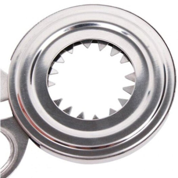 Stainless Steel Cutter Egg Shell Peeler Silver Peelers & Slicers