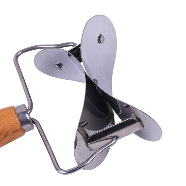 Stainless Steel Dumpling Maker Wraper Dough Cutter Handle Pastry Forms