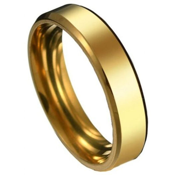 Veile Studios Stainless Steel Fashion Simple Classic Men Titanium Black Rings