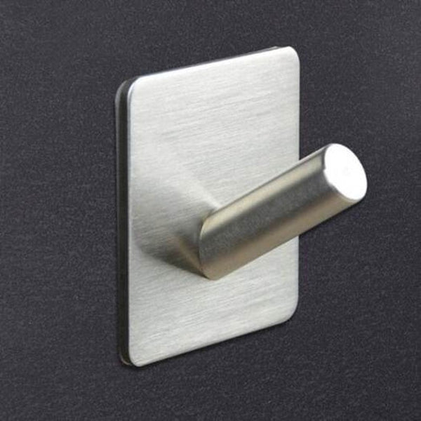 Stainless Steel Free Punching Strong Load Bearing Hook Silver