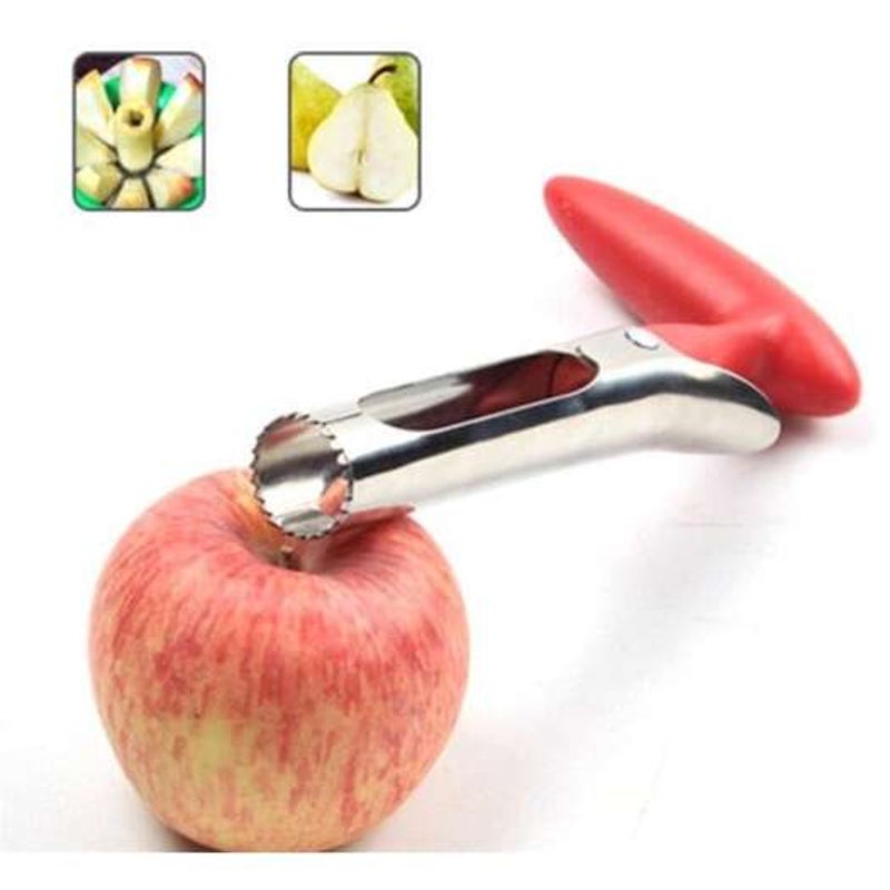 Stainless Steel Fruit Core Remover Red Peelers & Slicers