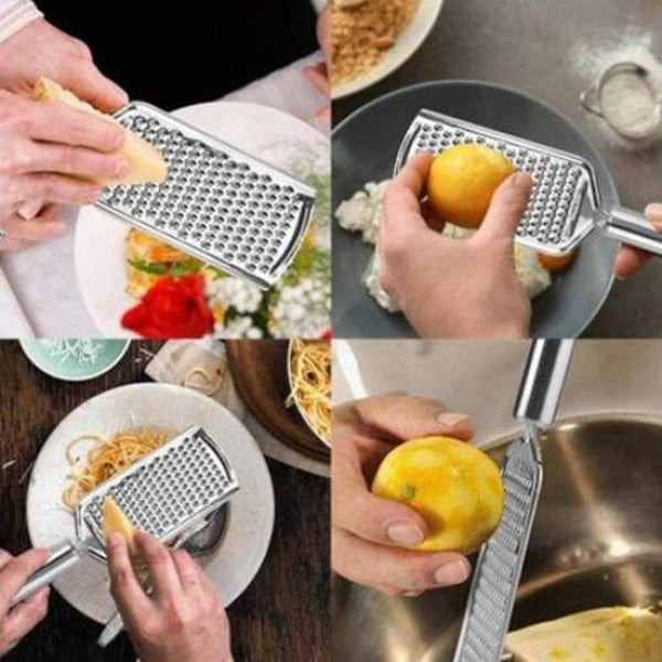Stainless Steel Grater Cheese Planer Chocolate Shavings Lemon / Garlic Planing Cutter Silver Graters & Zesters