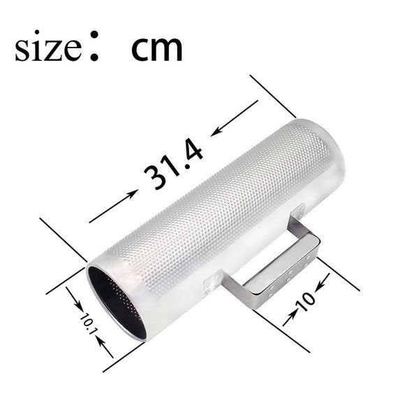 Stainless Steel Guiro Instrument With Scraper Latin Percussion Musical Tool Equipment Accessories Attachment Other Percussion